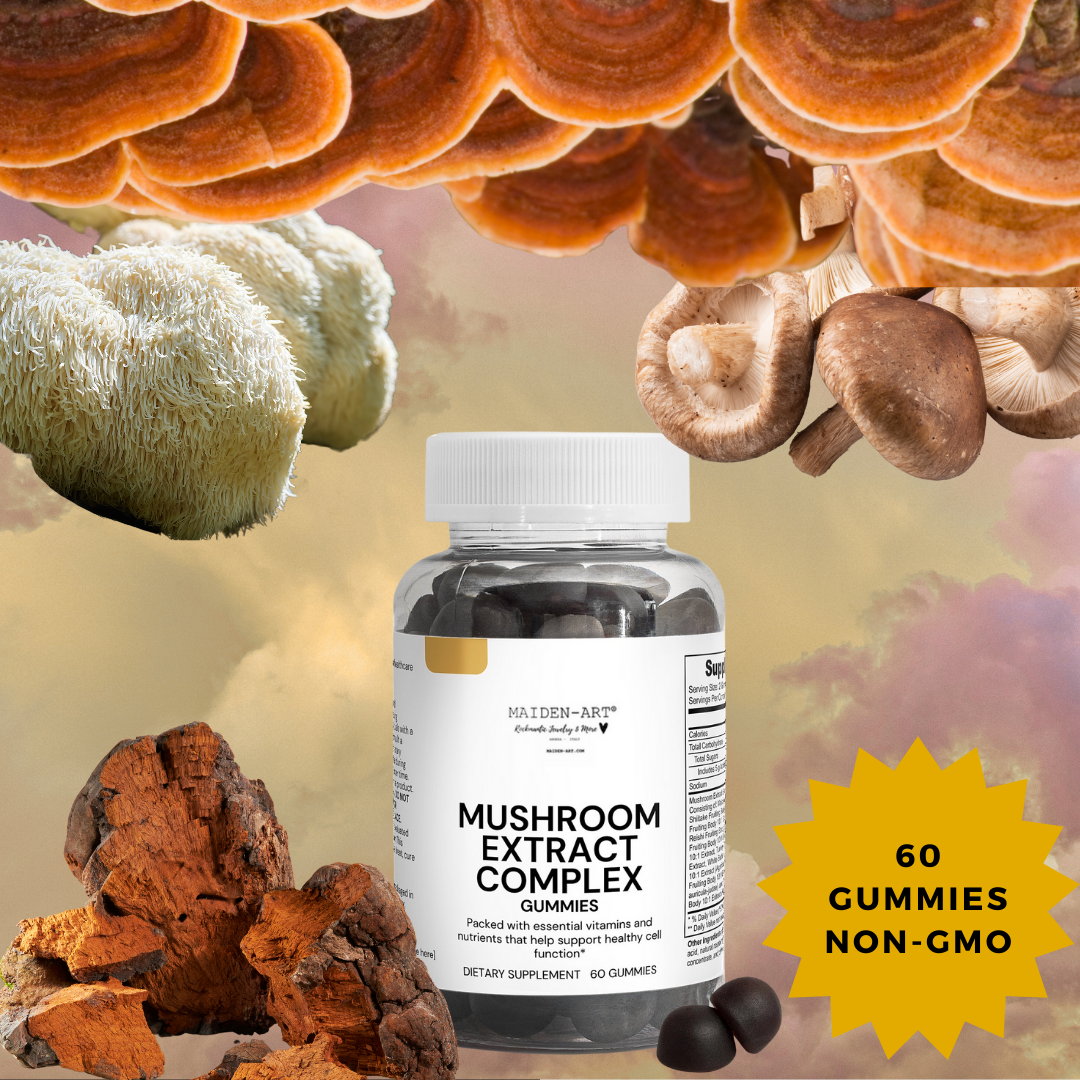 Complexe de champignons biologiques : soulagement du stress, santé immunitaire et stimulation cérébrale