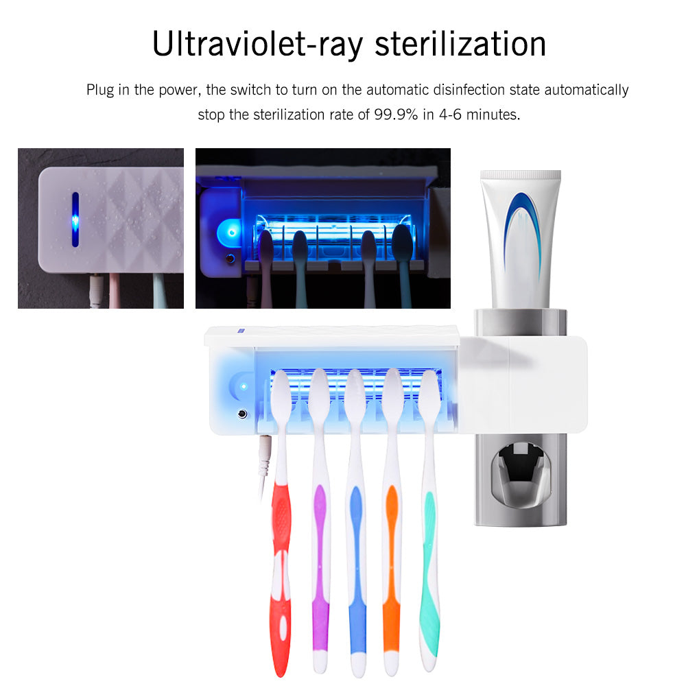 Stérilisateur automatique de brosses à dents UV antibactérien