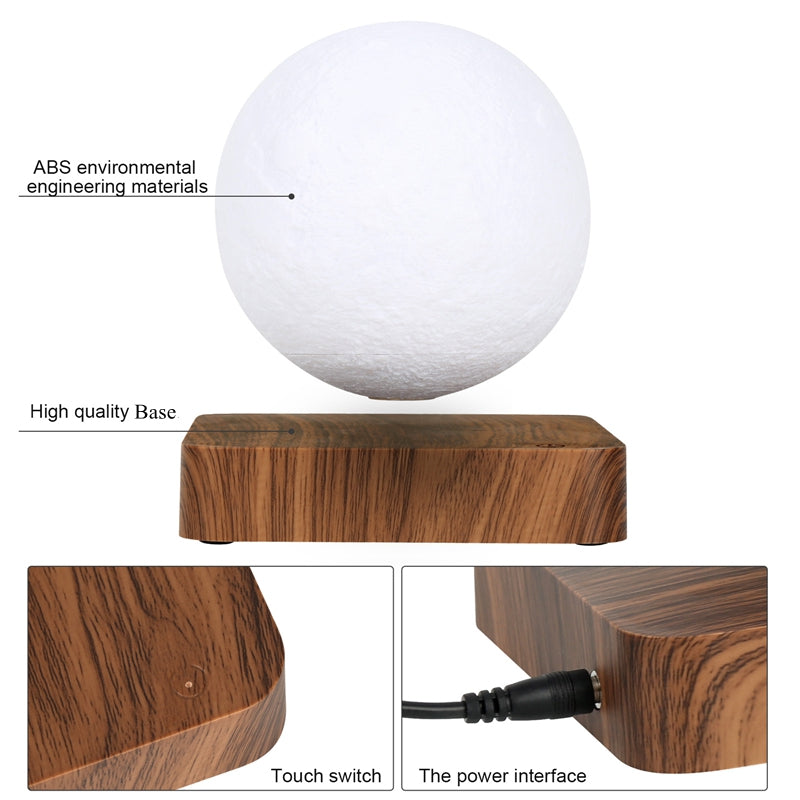 Novelty 3D Magnetic Floating Moon Lamp