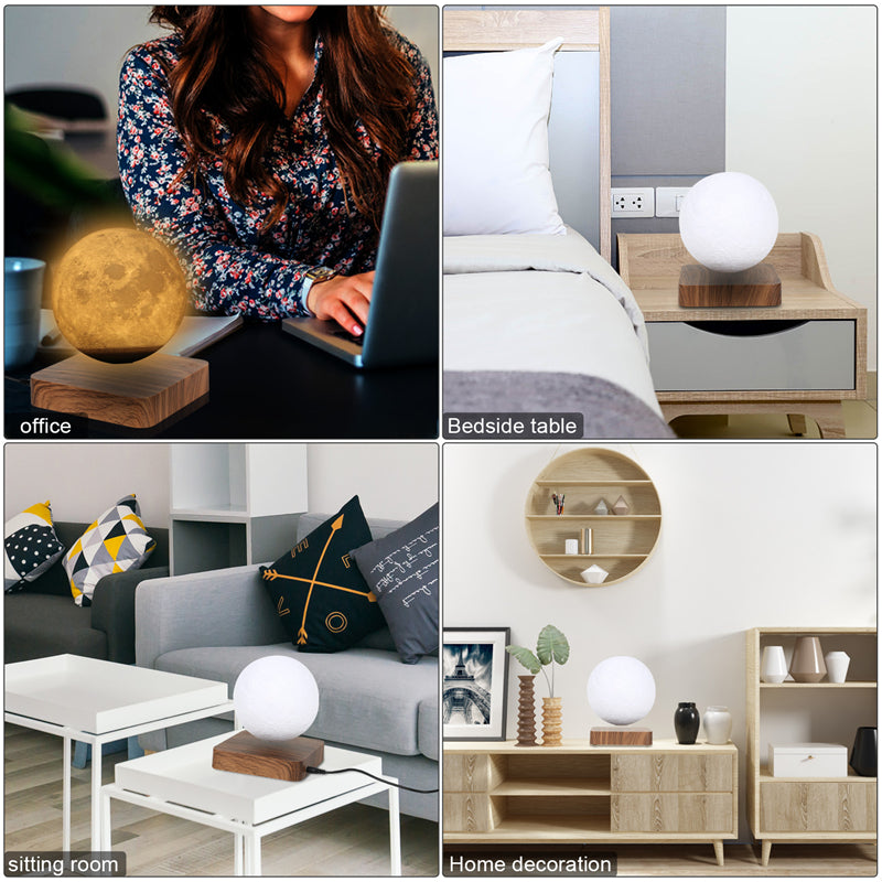 Novelty 3D Magnetic Floating Moon Lamp