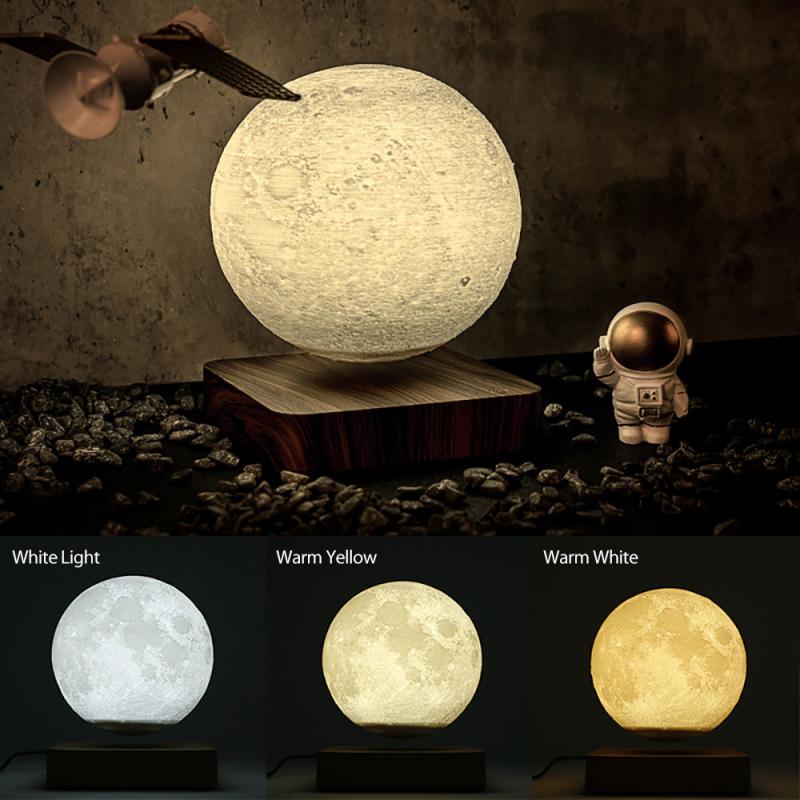 Novelty 3D Magnetic Floating Moon Lamp