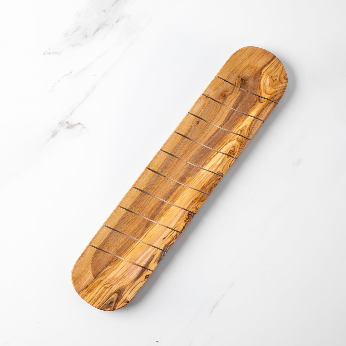 Planche à pain en bois d'olivier faite main | Plat de service rustique
