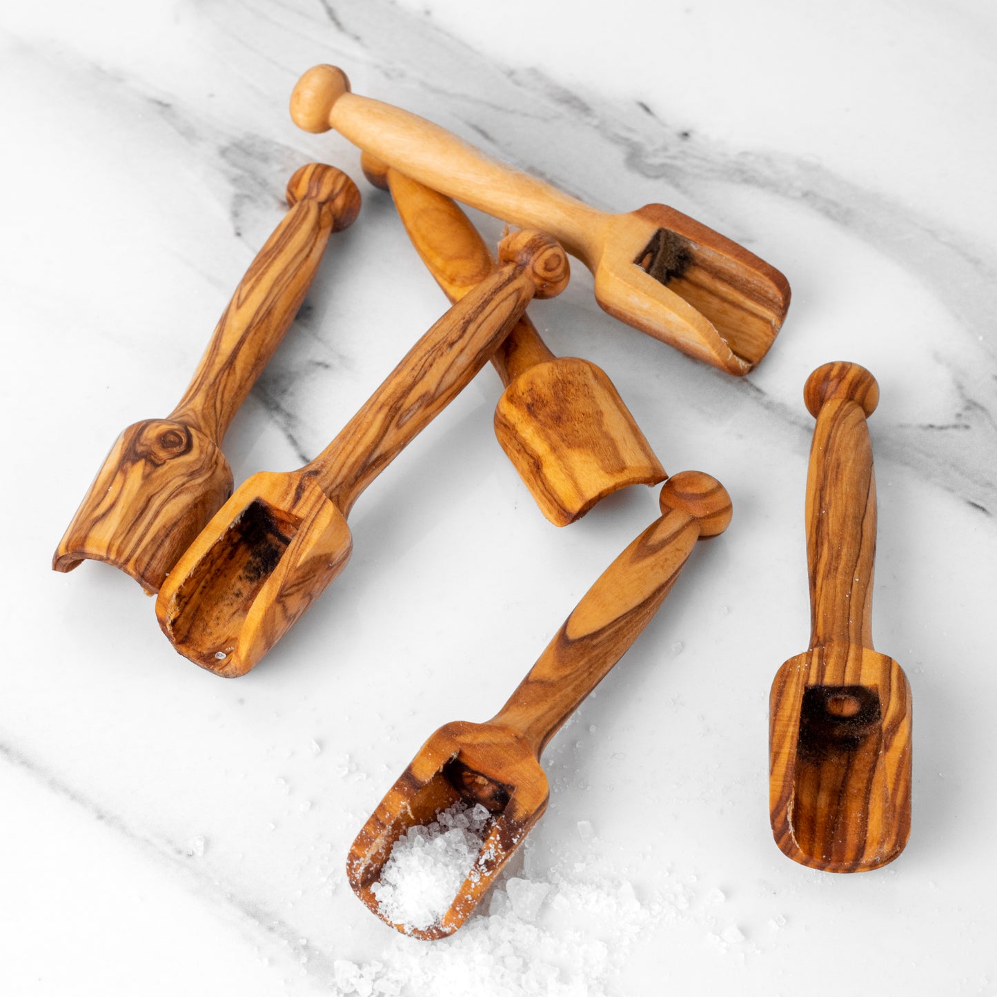 Mini pelle en bois - Fabriquée à la main en bois d'olivier