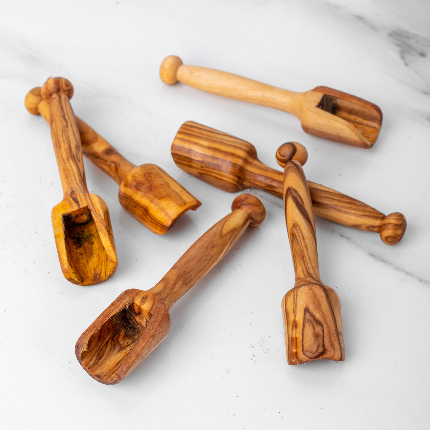 Mini pelle en bois - Fabriquée à la main en bois d'olivier